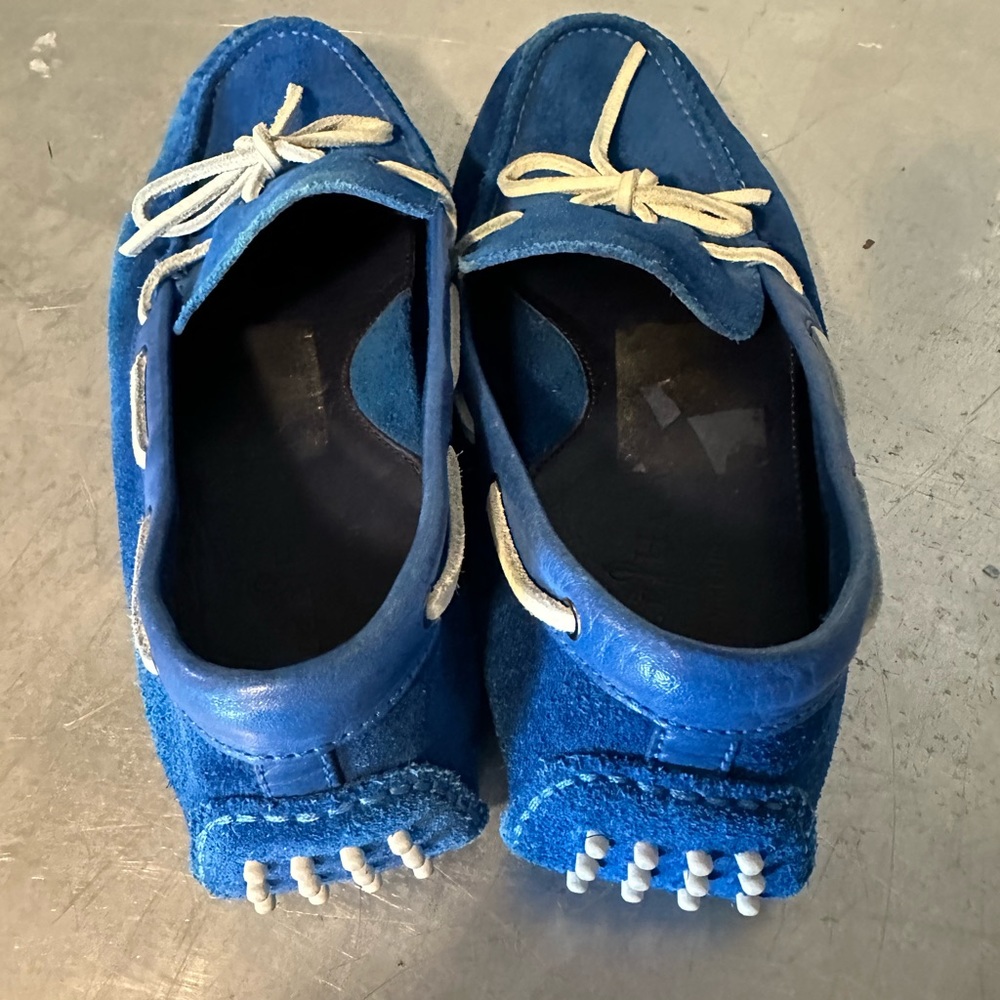 Cole Haan Blue Suede driving Mocs